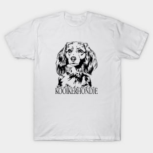 Funny Proud Nederlandse Kooikerhondje dog portrait T-Shirt